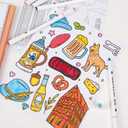 Stress Free Adult Coloring Book with Markers 36 Colors Alcohol Markers & Coloring Book for Adults to Relax and Relieve Anxiety, Included 30 Themes Designs