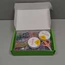 Bamboo Shape Glass Beads, 6 * 12mm 48 Assorted Colours Crystal Beads for Jewelry Making, Art and Craft, Friendship Bracelets,Necklace (Multicolor-Style 4)