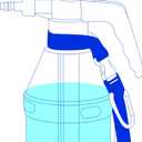 Classic USA Misters 1.5 Liter Personal Water Mister Pump Spray Bottle (Blue)