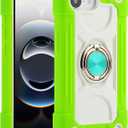 MARKILL Compatible with iPhone 17e/iPhone 16e Case with Stand, Military Grade Drop Protection Full Body Rugged Heavy Duty Case 3 in 1 Protective Durable Cover for iPhone 16e/17e Green