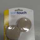 SoftTouch Heavy-Duty Felt Furniture Pads  2" Round Self-Adhesive Floor Protectors for Hardwood, Tile & Laminate  Scratch-Resistant, Linen, 6 Pack