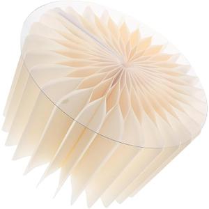 IMIKEYA Foldable Cylinder Pedestal Stand Height White Paper Column for Party Wedding Centerpiece Reusable Table Backdrop Display with Acrylic Board Support Classic Retro Decoration 4 Pcs