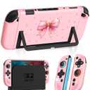 Dockable Case for Nintendo Switch 2 - Cute Kawaii Cartoon Design Soft TPU Grip Cover for Joy-Con PK MSNZS PC for Switch 2 Protective Case 2025 for Girls Boys Teens