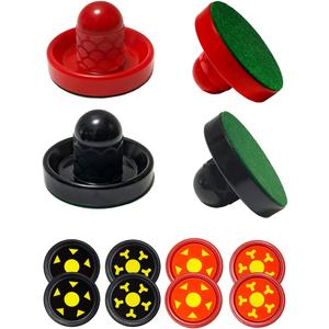 Air Hockey Pushers and Air Hockey Pucks, Non-Slip Strikers and Dynamic Pucks for Air Hockey Table Game for Adults and Kids,Replacement Accessories for Game Tables