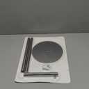 Toilet Paper Holder Stand, Free Standing Toilet Paper Roll Holder with Reserve, Modern Bathroom Toilet Paper Stand for 4 Rolls, Chrome, Housen Solutions