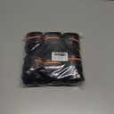 Wildarms Men's 6-Pack Running Socks - Cotton Ankle Socks with Arch Support, Cushioned & Breathable for Sports & Hiking (US, Numeric, 10, 13, Regular, Regular, 6, Black6)