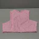 Women's 2 PCS Lace Holes Tank Tops Bodycon Skirts Sexy Nightclub Party Dress Outfits Set (Medium, Pink)