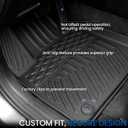 Floor Mats Cargo Mat Set for 2021-2024 2025 2026 Kia Sorento 6/7 Seats Car Mat Accessories(Not Fit Hybrid), All Weather TPE Cargo Liner Trunk Mat for S LX EX SX(Floor Mats+2-in-1 Cargo Mat)