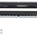 32" Led Emergency Light Bar 66 Bulbs Strobe Amber Security Caution Light Bar for Universal Vehicles Rooftop Equipped with a DC 12V Cigarette Adapter