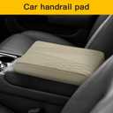 Car Armrest Box Heightening Pad, Arm Rest Covers, Easy to Install, Durable and Easy to Clean, It is A Practical Accessory that Enhances The Driving Experience (Beige, Angelic Pattern)