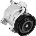 Air Conditioning Compressor and A/C Clutch for Honda Accord 2.4L 2008 2009 2010 2011 2012, Honda Crosstour 2.4L 2012 2013 2014 2015, 639362, 157333