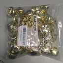 Jingle Bells 1.4-Inch/ 35mm Metal Craft Bells, Christmas Tree Bells, for Holiday Home Christmas Festival Party Wedding Decoration Gifts DIY Project, 43Pcs, Gold