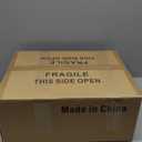 Semi Flush Mount Ceiling Light, 11.8" Vintage Clear Glass Ceiling Lights, 1-Light Mid Century Modern Drum Close to Ceiling Light Fixtures for Bedroom Kitchen Entryway Hallway Porch Foyer