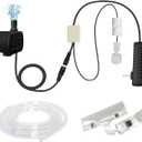 Auto Top Off System with Water Level Sensor, Preset Drain/Refill Function, Auto Start/Stop, Water Pump(200L/H) with 6.5ft Tube for Garden/Tank/Pond/Aquarium/Statuary/Hydroponics, Outdoor/Indoor