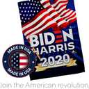 Biden Harris Flag Vote President 2020 Patriotic Democrat Republican Tea Party United State American Election House Decoration Banner Small Yard Gift Double-Sided, Garden Flag 13"x 18.5", Thick Fabric
