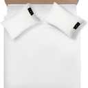 Grounding Pillowcase with Grounding Cord, Grounding Pillowcase Queen Contains Silver Fibers, Conductive Cotton Grounding Pillow Case, Improve Sleep, Relieve Pain (20x30IN, White)