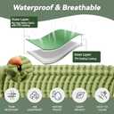 Double Sleeping Pad for Camping - Ultralight Camping Mattress with Pillow, Built-in Foot Pump, Compact Inflatable 2-Person Portable Mat for Backpacking, Hiking, Car Traveling, Beach, Tent (Full, Grass Green)