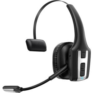 Soothielec Wireless Headset with Mic for Work, Bluetooth Headset with Noise Cancelling Microphone, Headphones with Mic Mute for PC/Computer/Laptop/Cell Phones/Remote Work/Call Center