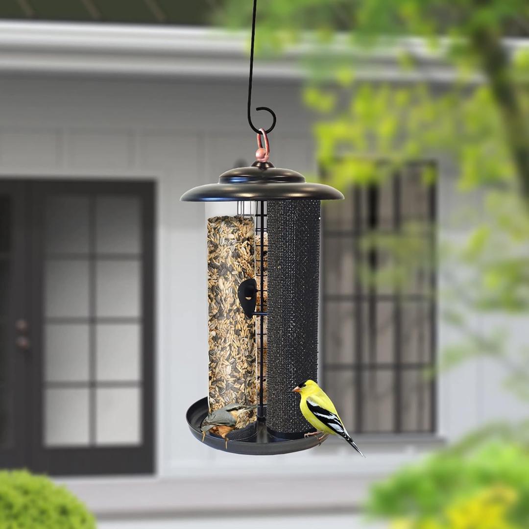 Woodlink Triple Tube Mixed Seed Combination Feeder