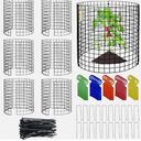 Hardware Cloth Size 14x15. 6 Pack Plant Protectors from Animals