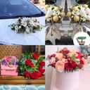 Floral Foam Blocks for Fresh and Artificial Flowers, 6 Pcs Each 8" L x 4" W x 2.8" H Wet and Dry Green Florist Foam for Weddings, Birthday Parties and Holiday Decorations