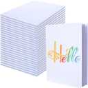 24 Pack Hardcover Blank Book,8.5x11 Inch Unlined Sketchbook Journal - 18 Sheets/36 Pages Each, Bulk Pack of White Hardcover Blank Books for Writing, Drawing Make Your Own Book, Multi-Purpose for Students & Adults
