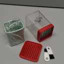 New Fruit and Vegetable Speed Slicer with Push Plate, Stainless Steel Fruit Slicer Cup Egg Slicer, Stainless Steel Strawberry Cutter, Fruit Vegetables Slicing Kitchen Gadget