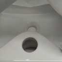 White Porcelain Ceramic Above Counter Sink - 16x12 Inch Rectangular Vessel Sink Bowl with Faucet Hole for Tiny Bathrooms