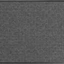 Apache Mills Gatekeeper 4' x 6' Charcoal Entrance Mat  Heavy-Duty Indoor/Outdoor Floor Mat, Slip-Resistant, Crush-Resistant, Moisture-Absorbing Tufted Olefin Carpet with Rubber Backing - Made in USA