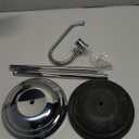 BESy Toilet Paper Holder Free Standing Bathroom Toilet Tissue Holder Stand for Floor Toilet Paper Roll Holder with Storage Hardware Accessories Rack Hand Towel Bar Polished Chrome Stainless Steel