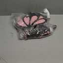 Forplay Butterfly Wings ONLY for Women | Pink with Black Glitter Contrast | Monarch Butterfly Cape for Halloween, Dress Up & Fairy Costume | Adult Butterfly Costume Accessory - O/S