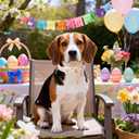 DOGWONG Easter Dog Collar, Comfortable Adjustable Easter Carrot Dog Collar with Plastic Buckle for Small Medium Dogs, Neck 11-16 inches