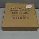 Enido 9pcs Flameless Flicking LED Candles with Remote, Battery Operated Outdoor Waterproof Candles, Electric Candle for Dining Tables and Easter Decoration (Water Resistance, Pack of 9 (D: 3" x H: 4"4"5"5"5"6"6"6"6"))