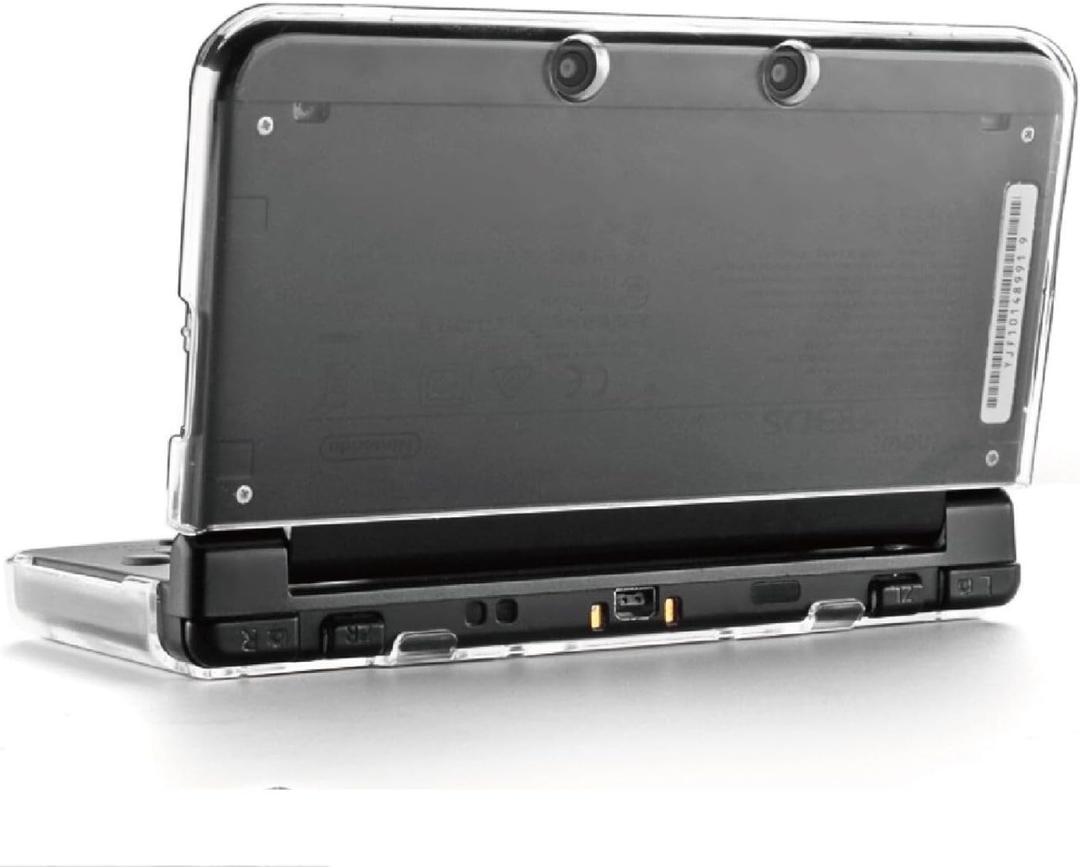 TNP New 3DS Case - Ultra Clear Crystal Transparent Hard Shell Protective Case Cover Skin for New 2015 Nintendo 3DS - [New Modified Hinge-less Design]