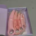 Silicone Pelvic Floor Muscle Exerciser Trainer Set - Pink