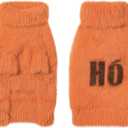 Small Dog Furry Pullover Sweater, Classic Turtleneck Dog Clothes for Cold Weather Cute Warm Pet Clothes for Chihuahua, Bulldog, Dachshund, Pug Orange Small