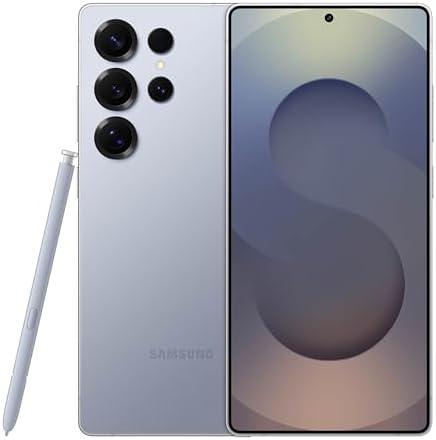 Samsung Galaxy S25 Ultra, 512GB Smartphone, Unlocked Android, AI Night Mode Camera, Snapdragon 8 Elite Fast Processor, 5000mAh Battery, Built-in S Pen, 2025, US 1 Yr Warranty, Titanium Silverblue