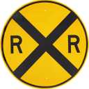 Zonon 30" Railroad Crossing Sign, Heavy-duty Aluminum Rail Road Sign, High Intensity Reflective Film, Built Like a Tank Rustproof, Rust & Weatherproof Collector Wall Decor for Man Cave Basement Garage