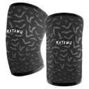 Katamu Premium Weightlifting, Powerlifting, Squats, Athletic and Fitness Knee Support Sleeve | Knee Sleeve for Men and Women | Batman, Small