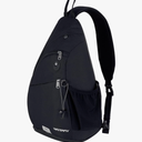 WATERFLY Sling Bag Crossbody Backpack: Over Shoulder Daypack Casual Cross Chest Side Pack
