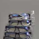 Gaoye Professional Reading Glasses for All Day - Computer Readers with Blue Light Protection - Value Pack (B1-5 Pack Light Black)