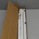 ALLZONE Shower Curtain Rod Tension No Drill, 42-83 Inches,Heavy Duty Tension Curtain Rod, Rustproof Shower Rods for Bathroom, Adjustable Spring Tension Rods for Windows,White