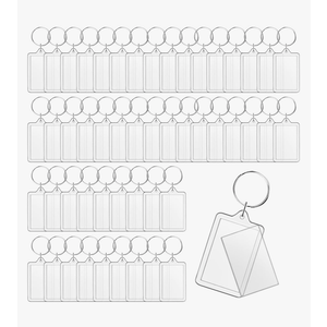 Cositina 50 Pack Acrylic Photo Frame Keychain Clear Photo Insert Blank Keychain Rectangle Picture Frame Keyring Holder for Men Women DIY Projects Cositina 50 Pack Acrylic Photo Frame Keychain Clear Photo Insert Blank Keychain Rectangle Picture Frame Keyring Holder for Men Women DIY Projects