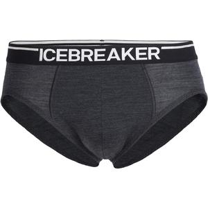Icebreaker Merino Men's Anatomica Underwear-Briefs (Large, Jet Heather)