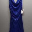 Kensie Women's Sleeveless Cowl Neck Midi Dress Size 2 (Blue)