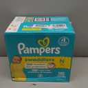 Pampers Swaddlers Diapers, Size 0 (up to 10 lbs), 140 Count, Absorbent, Keeps Baby Dry and Comfortable, Skin Safe Disposable Baby Diaper (Packaging May Vary) (Newborn)