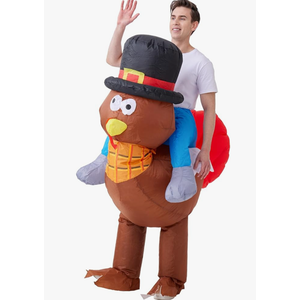 IRETG Inflatable Costume for Adults Halloween Funny Blow Up Animal Costume for Festival Parade Cosplay Party Fancy Dress