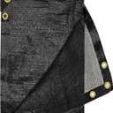 E.share 40% Black Shade Cloth for Garden - 20 Ft X 20 Ft Sun Shades Netting Outdoor Patio with Grommets, for Plant Covers,Porch Screen,Pergola Shade Cover,Greenhouse