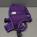 Purple Tactical Dog Harness with Handle Tactical Dog Harness for Large Dogs No Pull Adjustable Pet Harness Reflective K9 Military Service Dog Vest for Walking Hiking Training (L)