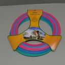 JEEFUD Flying Disc for Kids Adults 11 inch Flying Ring, 3 Pack Beach Backyard Sports Play Soft Discs, Sport Outdoor Toy Gift for 4+ Year Old Boys Girls Family (3PCS (BluePink&Turquoise))